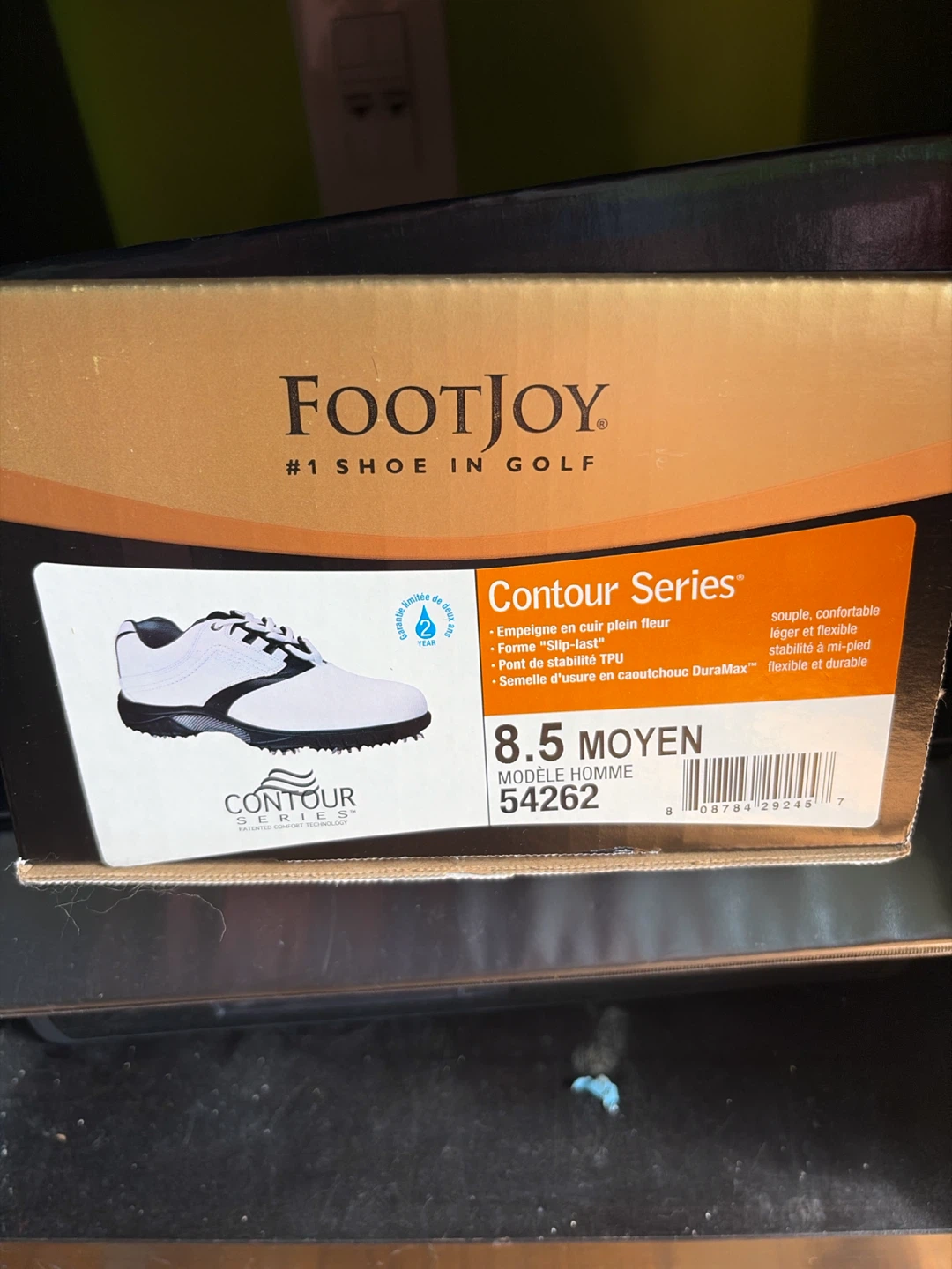 FootJoy Contour Series Golf Shoes - White/Black - photo 5