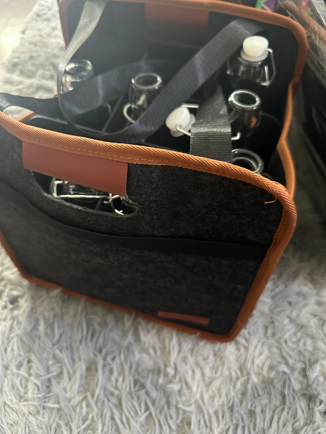 Foyego 9 Bottle Wine Carrier Tote Bag