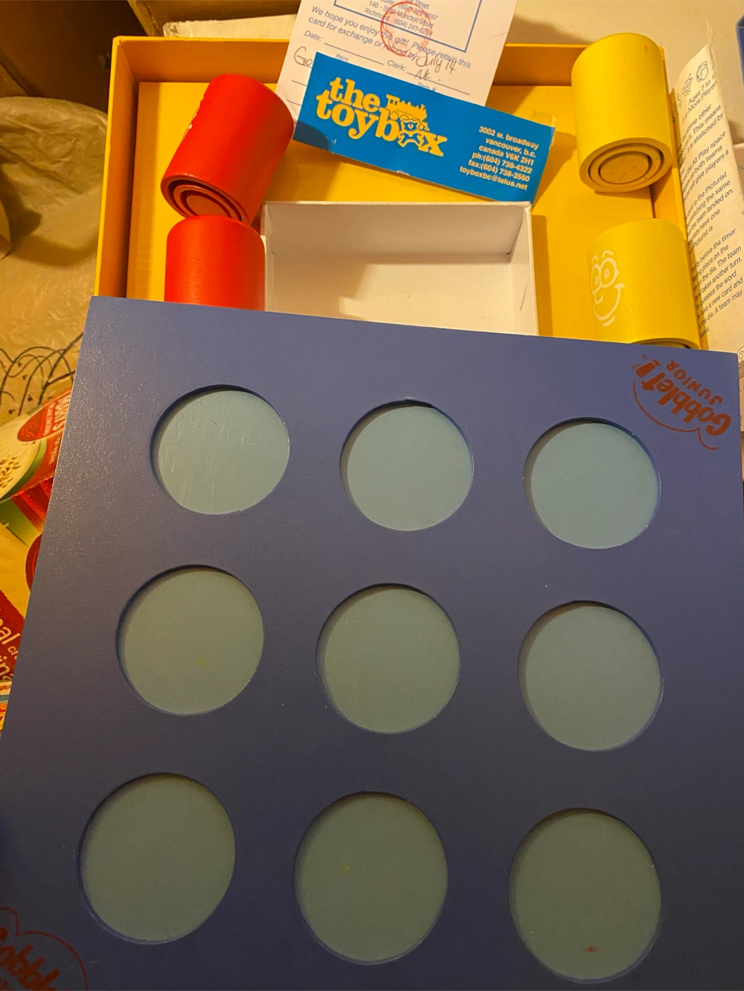 Blue Orange Gobblet! Junior Wooden Board Game - photo 3