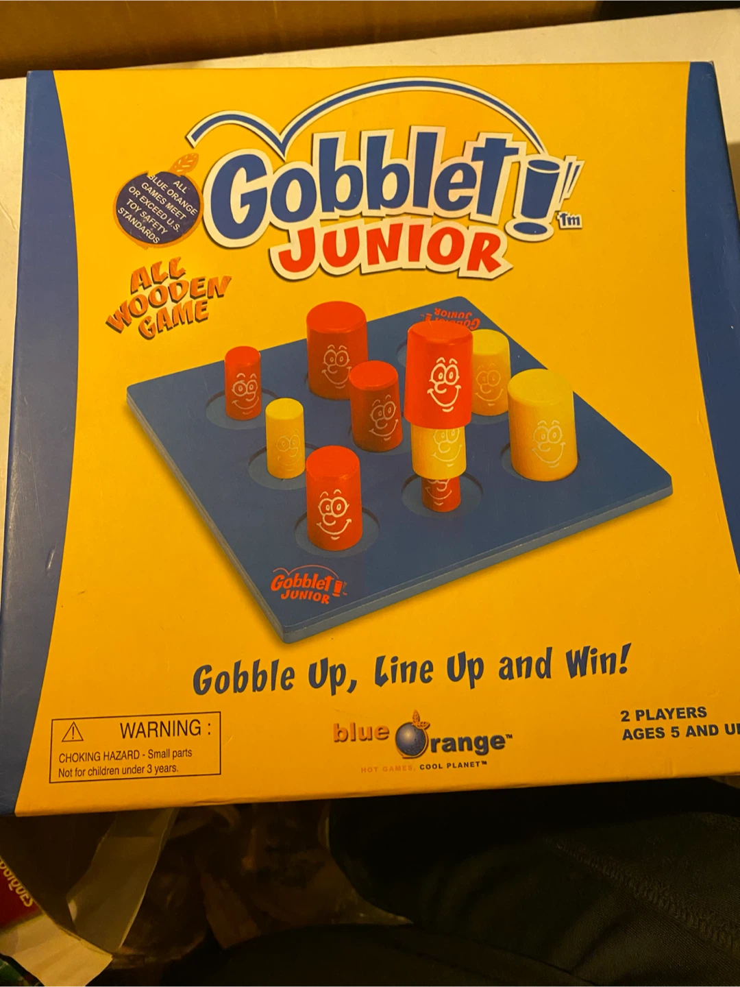 Blue Orange Gobblet! Junior Wooden Board Game