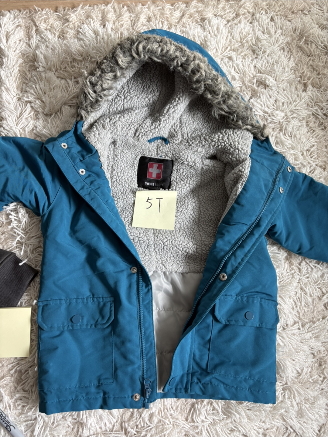 SwissTech Kids Winter Jacket Blue Size 5T - photo 2