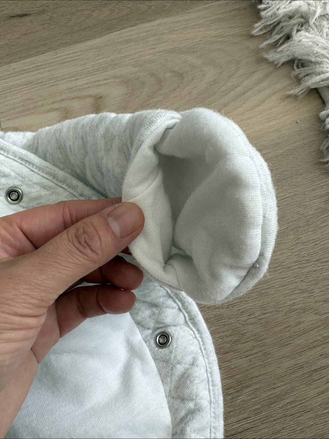 Baby Snowsuit with Bear Hood - photo 3