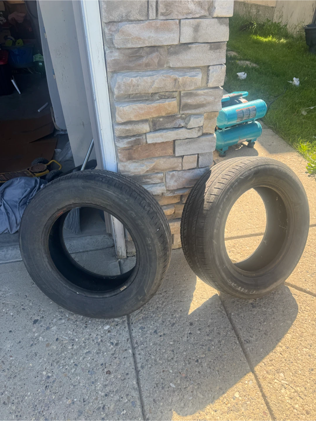 Two Used Tires 215/65R16