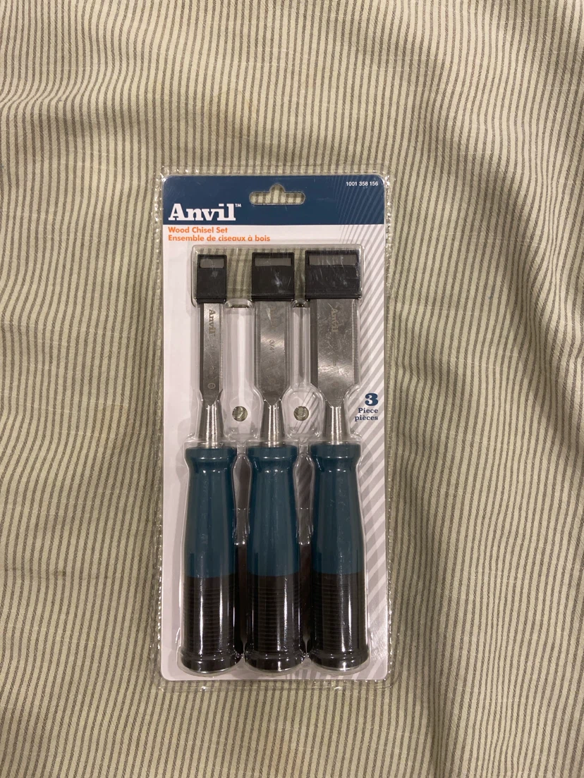Anvil Wood Chisel Set (3 Piece)