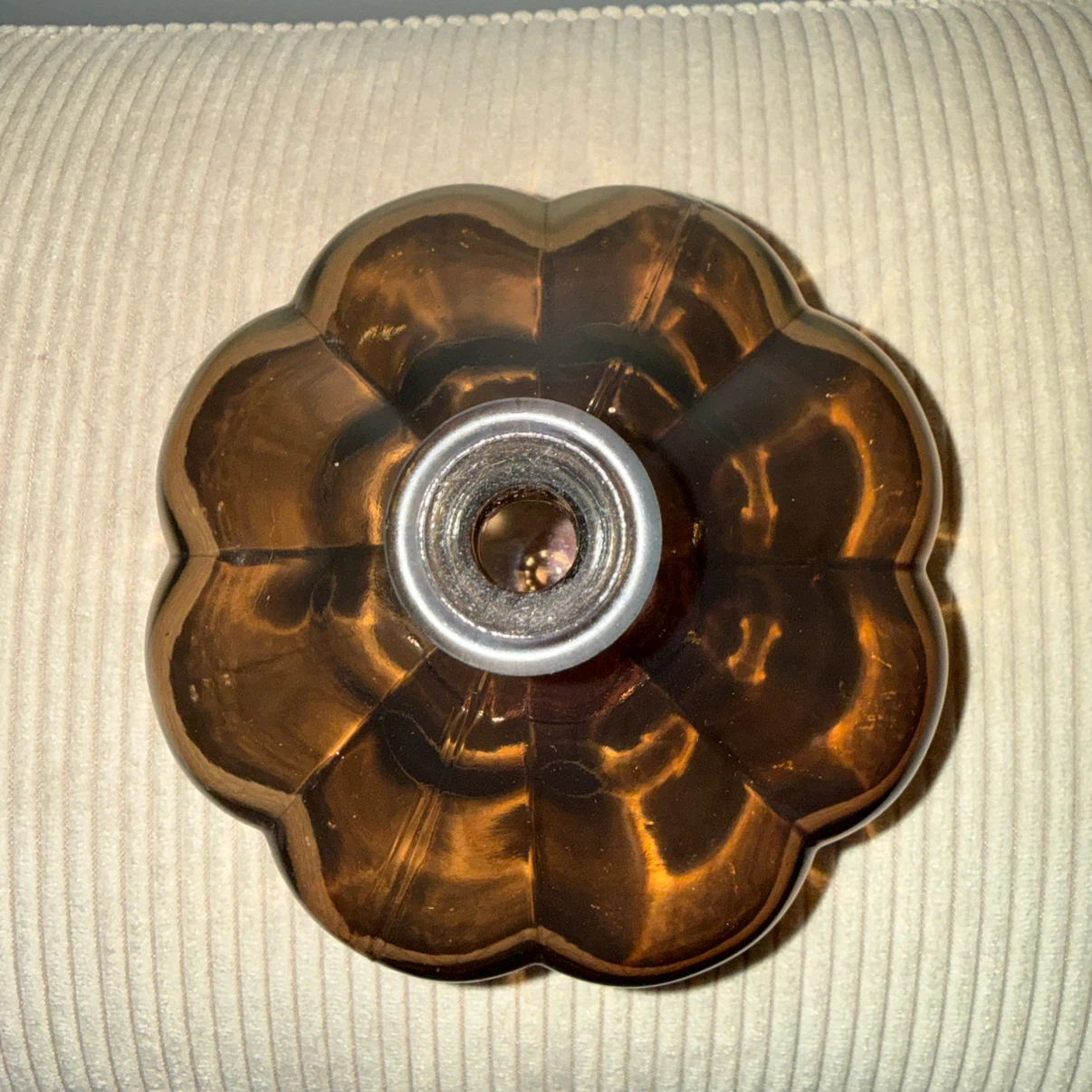 Brown Glass Decorative Bottle - photo 3