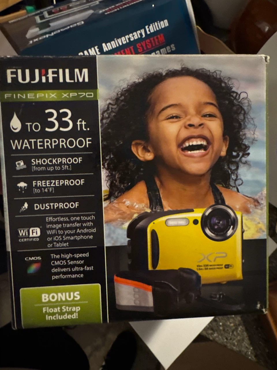 Fujifilm FinePix XP70 Waterproof Digital Camera (Yellow)