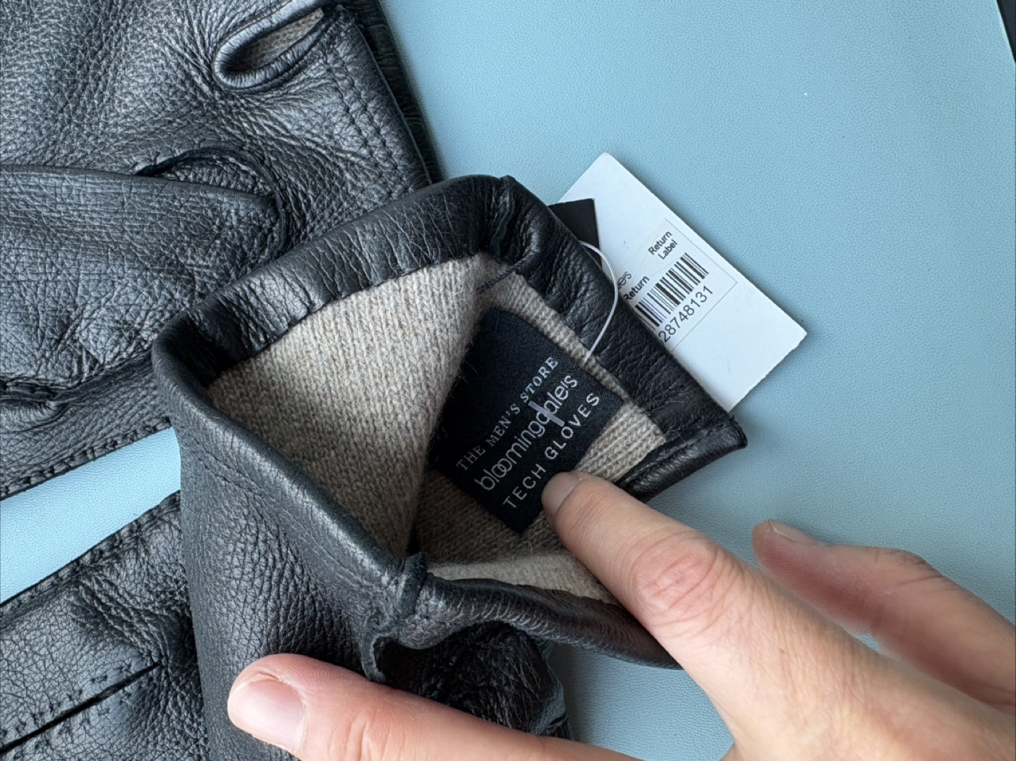 Bloomingdale's Men's Tech Gloves - photo 2