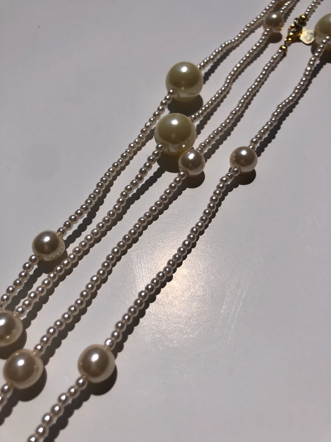 Theree assorted Faux Pearl Necklaces Set - photo 4