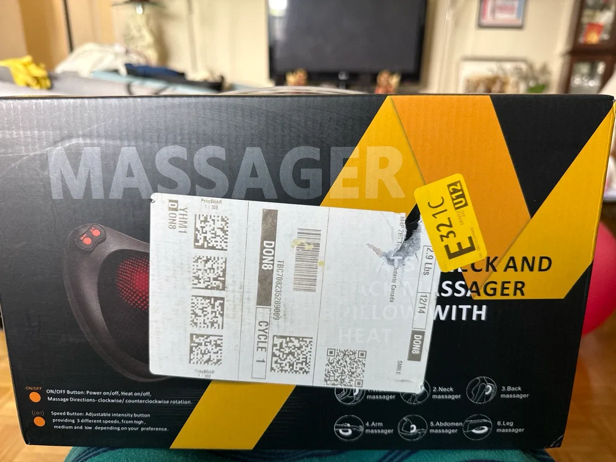 Shiatsu Neck and Back Massager Pillow with Heat - photo 2