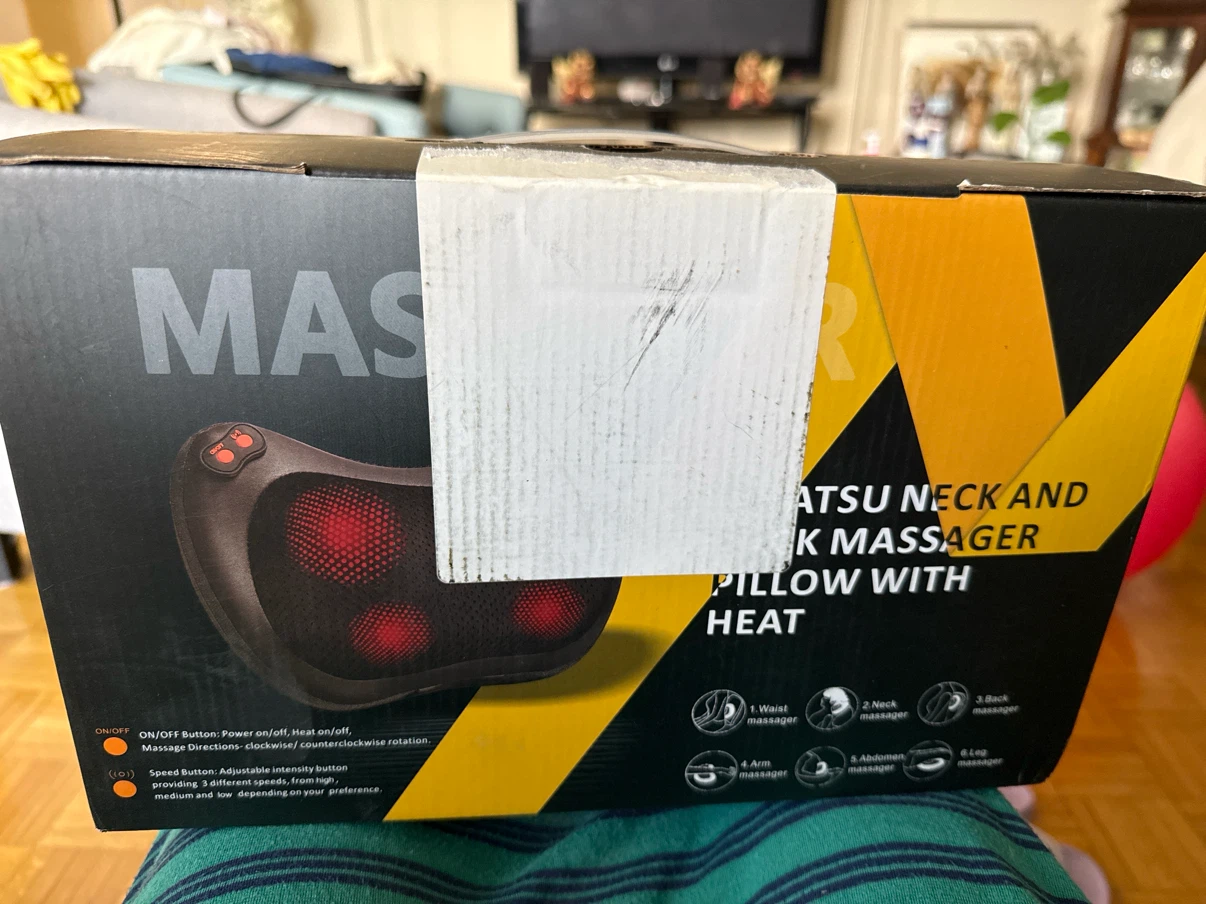 Shiatsu Neck and Back Massager Pillow with Heat - photo 3