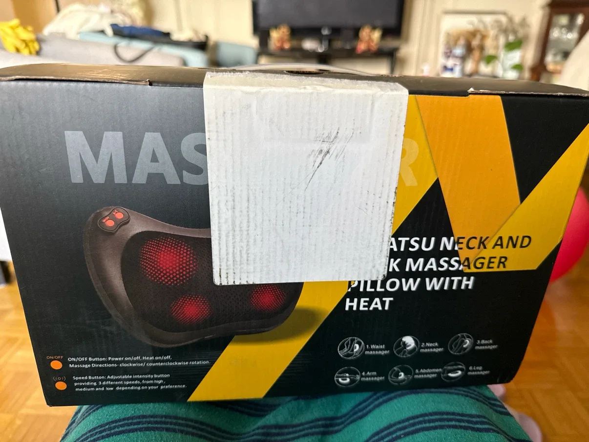 Shiatsu Neck and Back Massager Pillow with Heat - photo 3