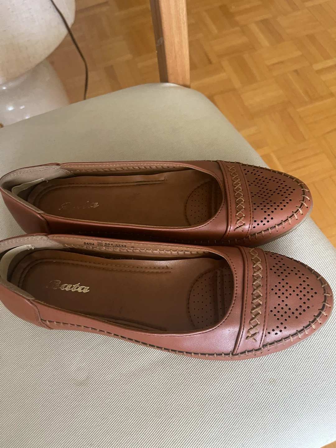 Bata Brown Ballet Flats