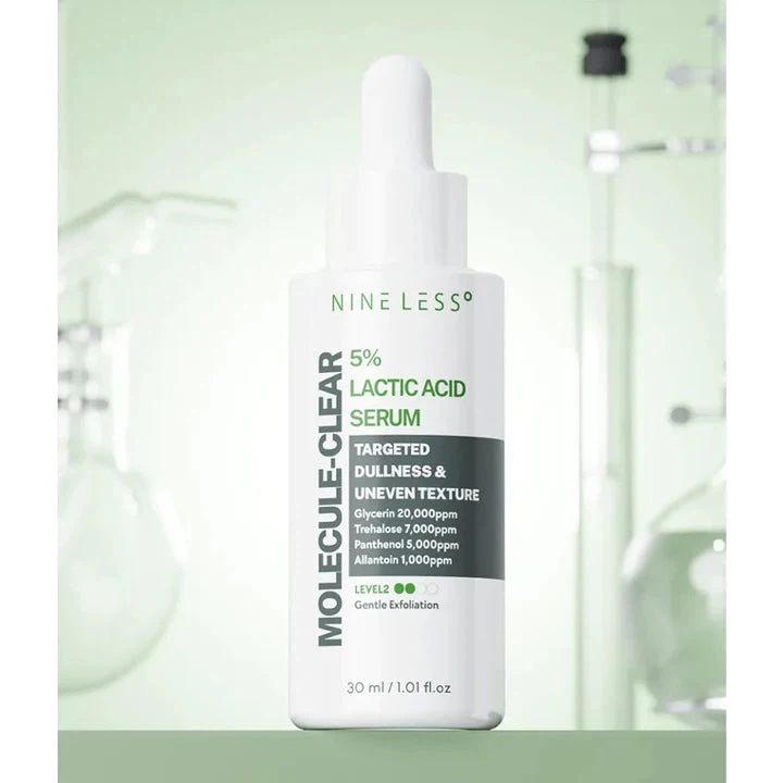 Nine Less Molecule-Clear 5% Lactic Acid Serum - photo 3