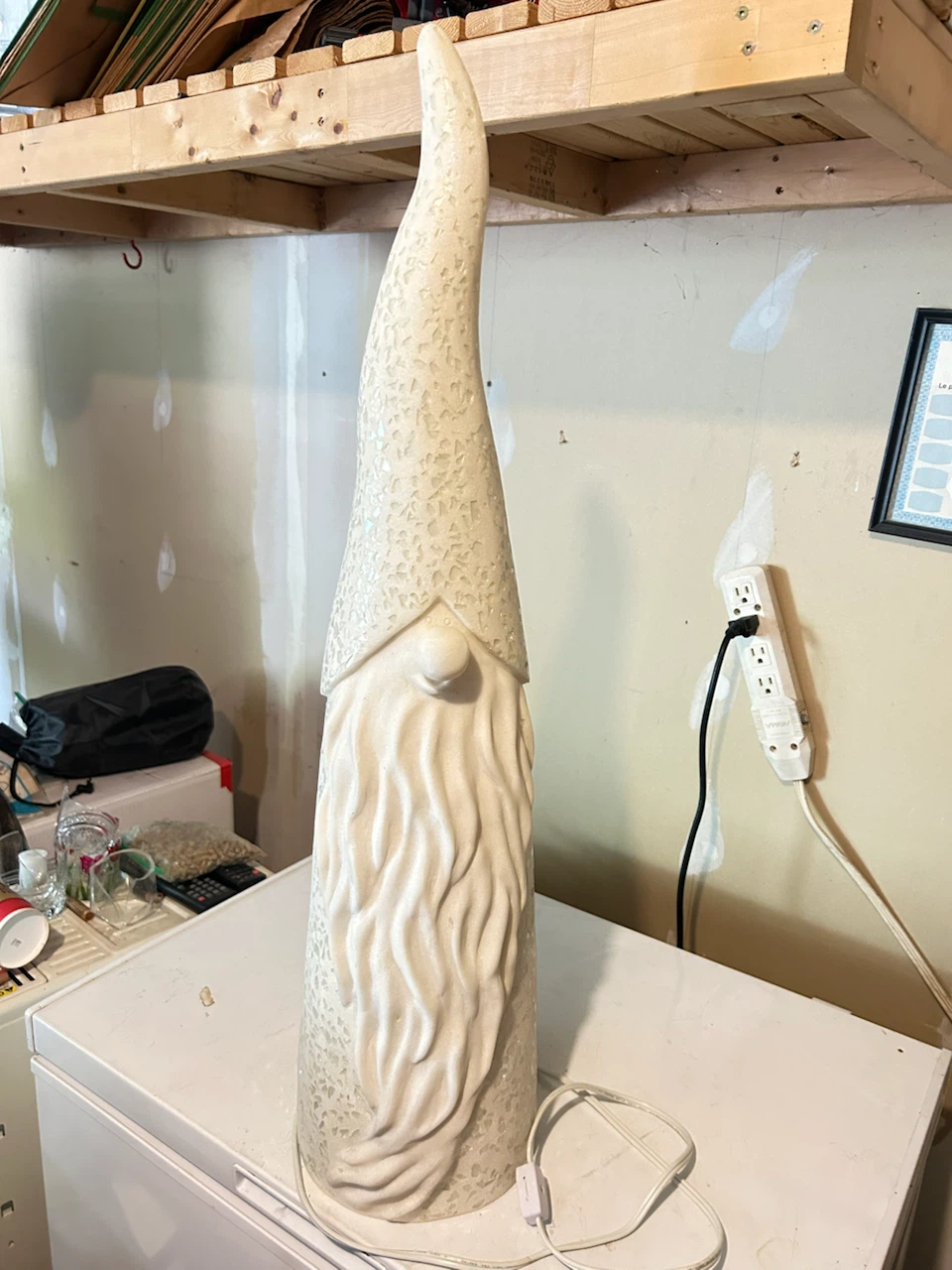 Large Decorative Gnome Lamp