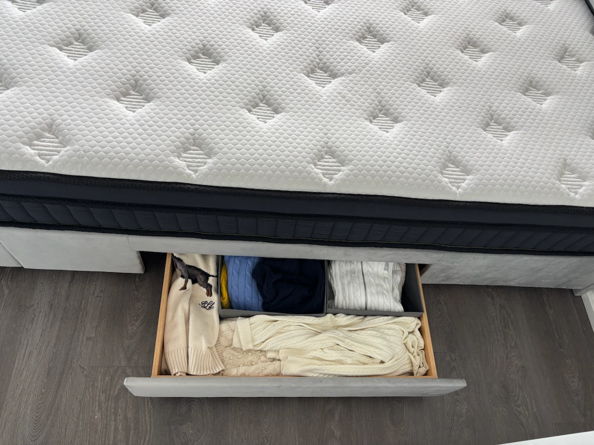 Queen Size Mattress with Storage Bed Frame - photo 2