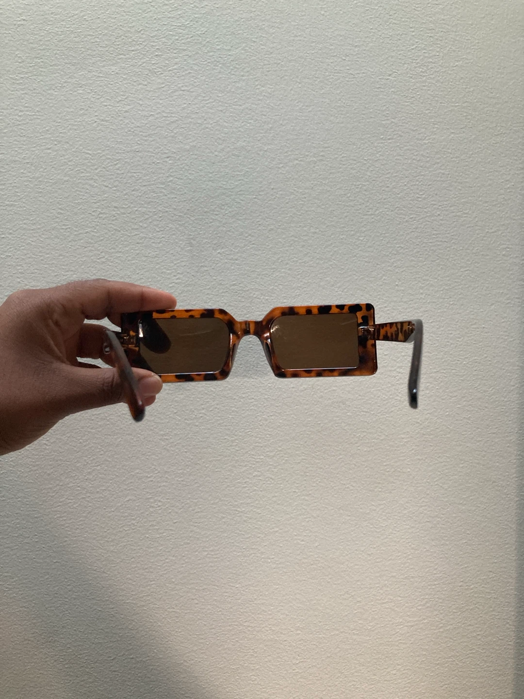 Tortoise Shell Rectangle Sunglasses - photo 4