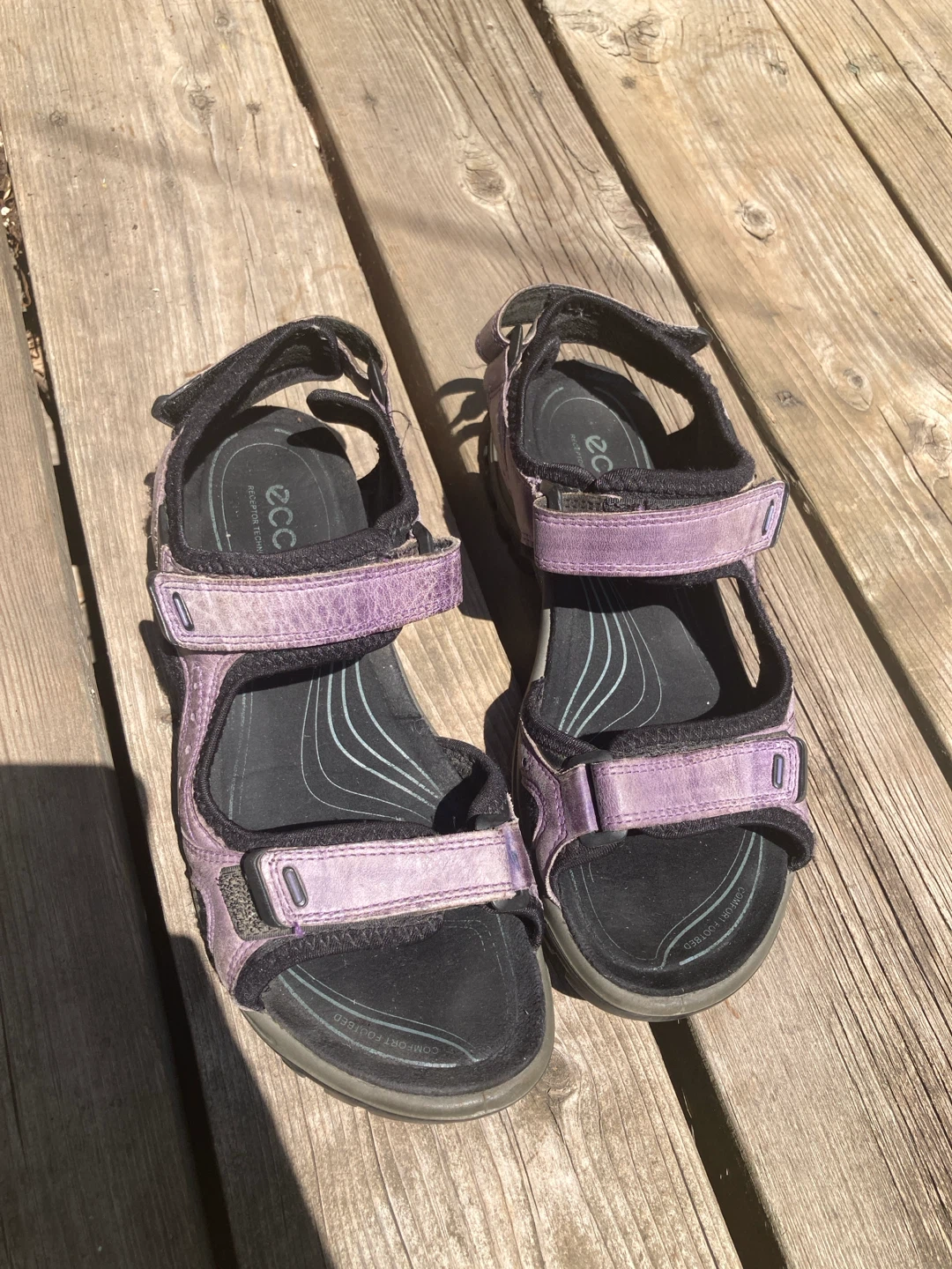 ECCO Purple Walking Sandals EU 37