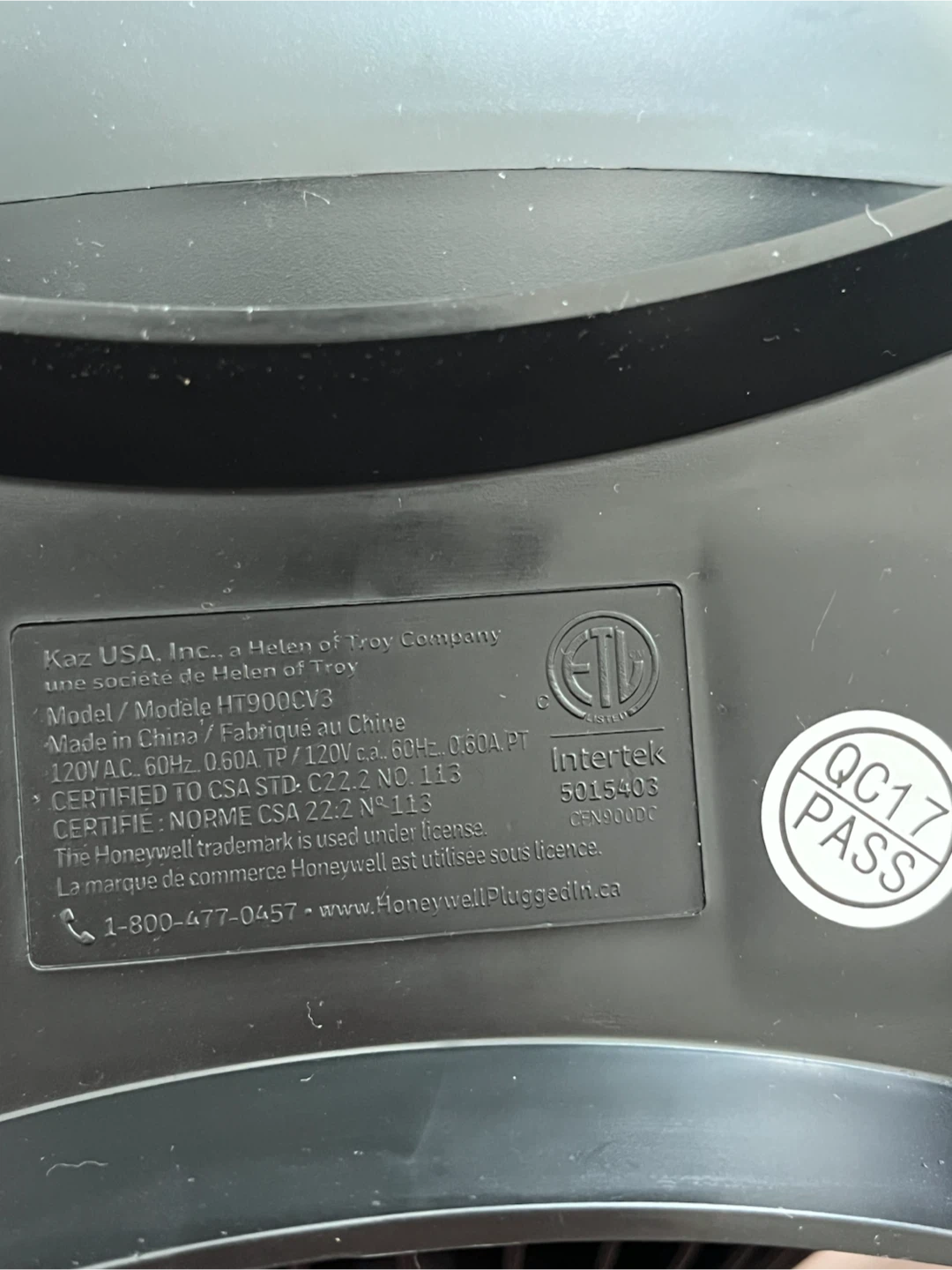 Honeywell TurboForce Fan / Air Circulator - photo 4