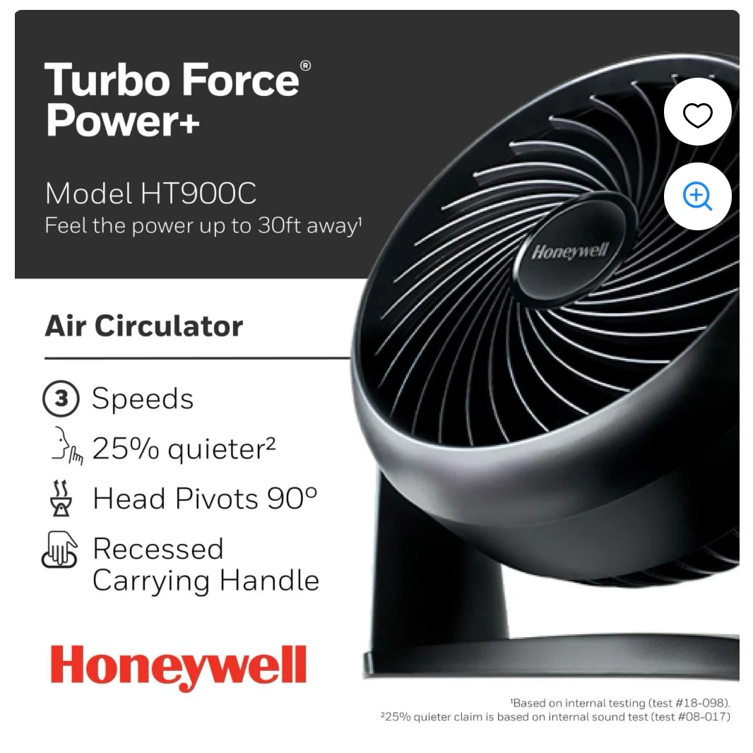 Honeywell TurboForce Fan / Air Circulator - photo 5