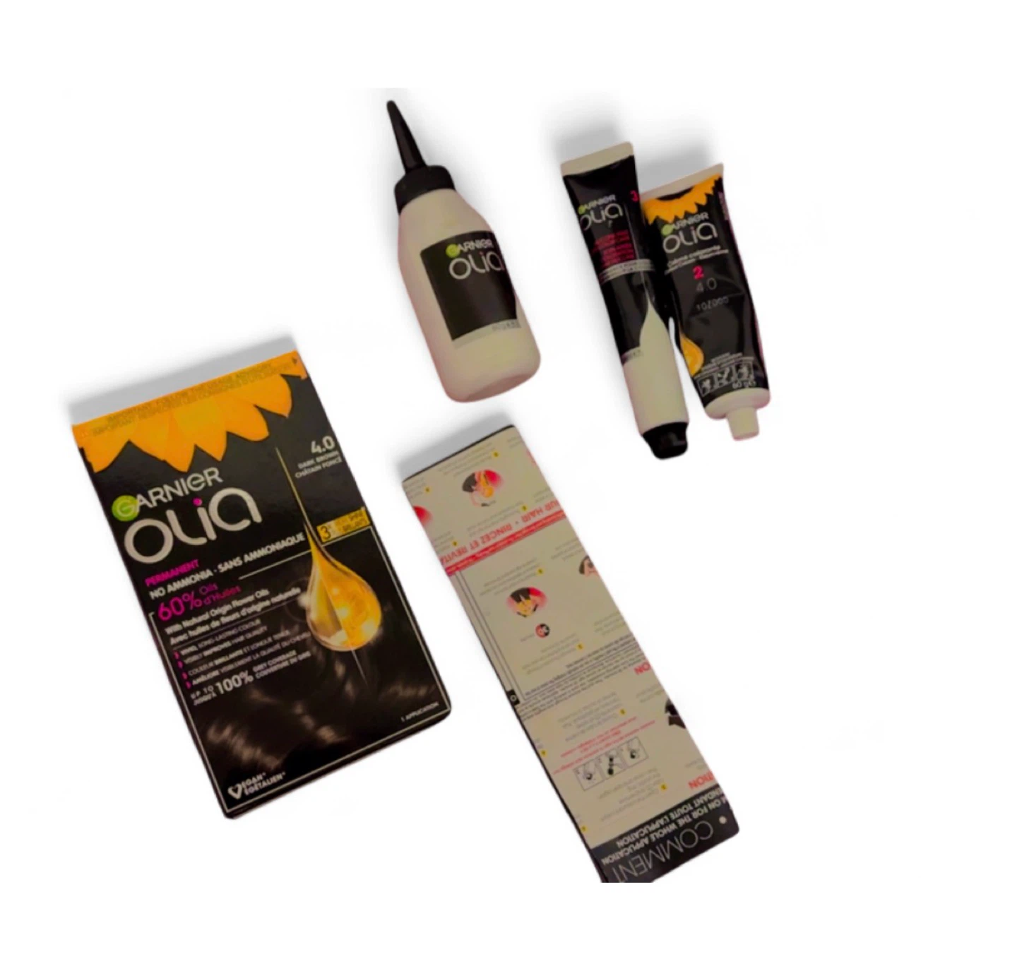 Garnier Olia Dark Brown Permanent Hair Colour - photo 3