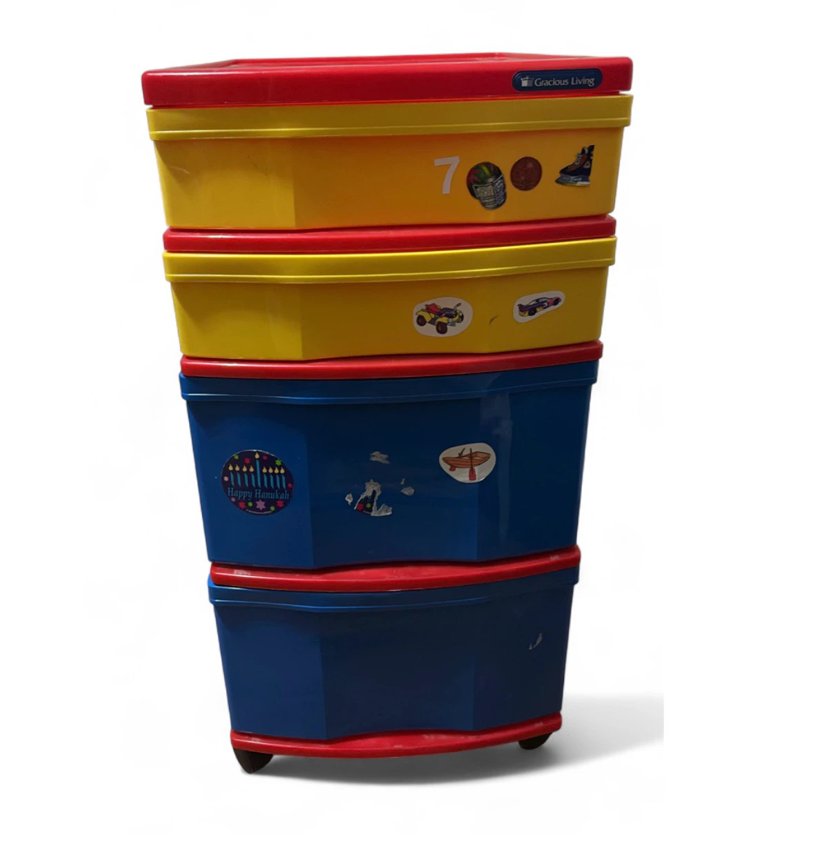 Gracious Living 4-Drawer Storage Cart