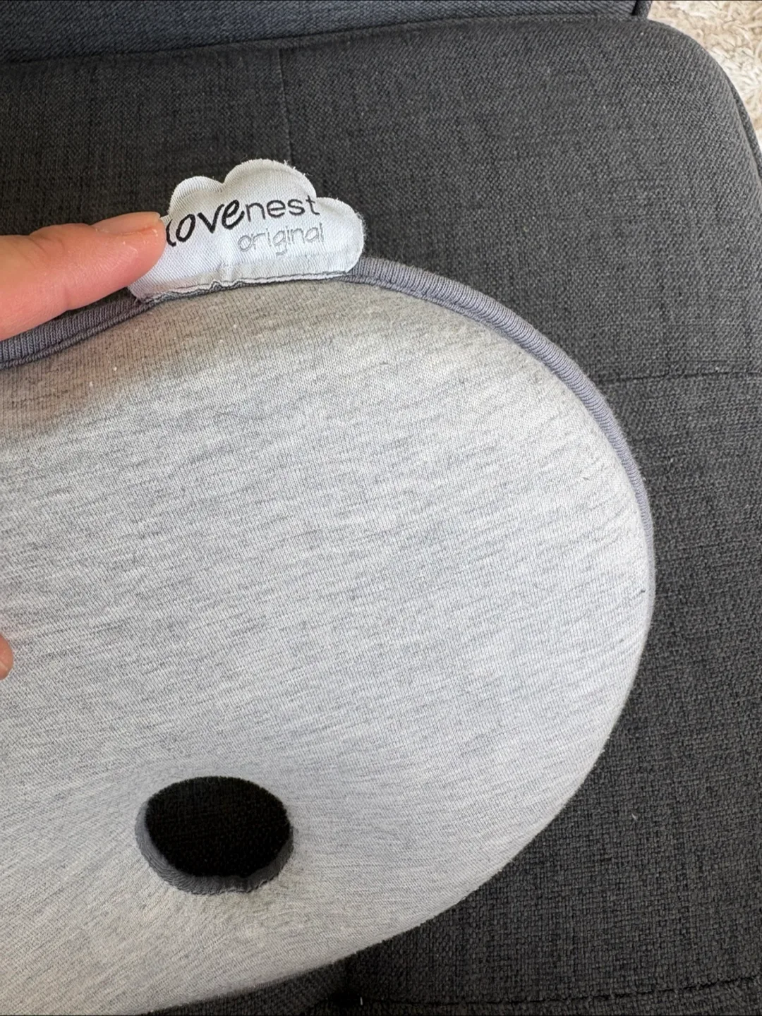 Babymoov LoveNest Original Head Support Pillow Gray - photo 3