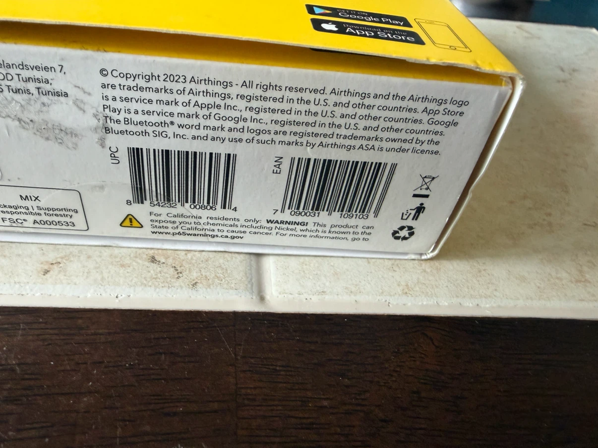 New Airthings Wave Radon - Smart Radon Detector - photo 2