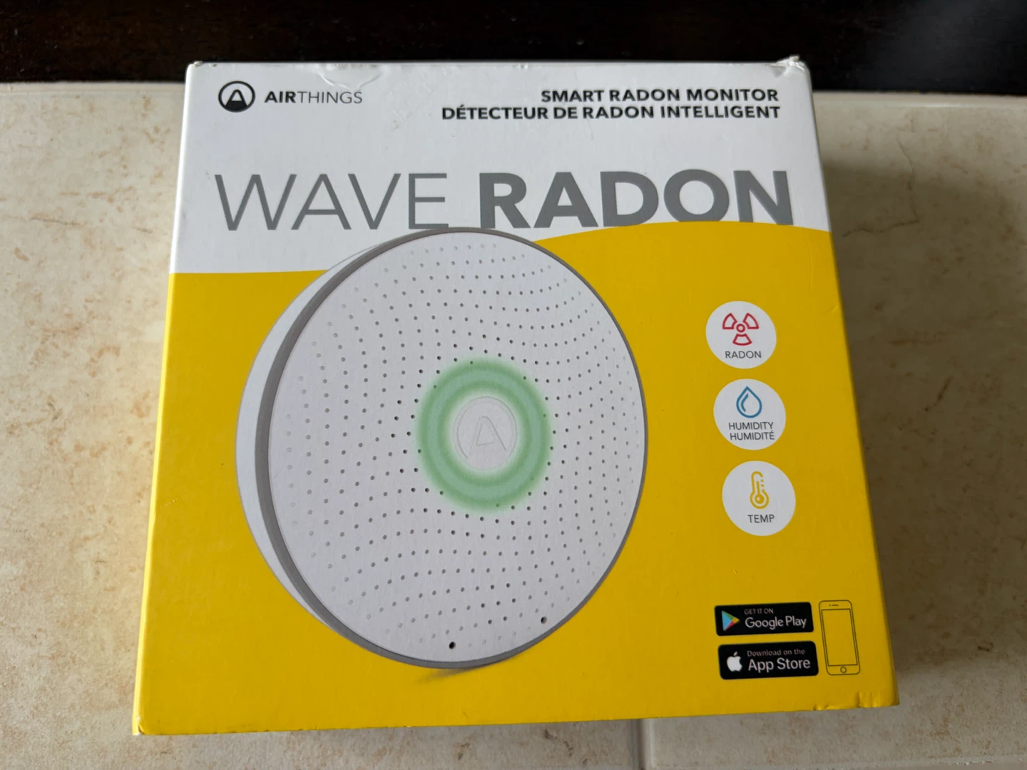 New Airthings Wave Radon - Smart Radon Detector