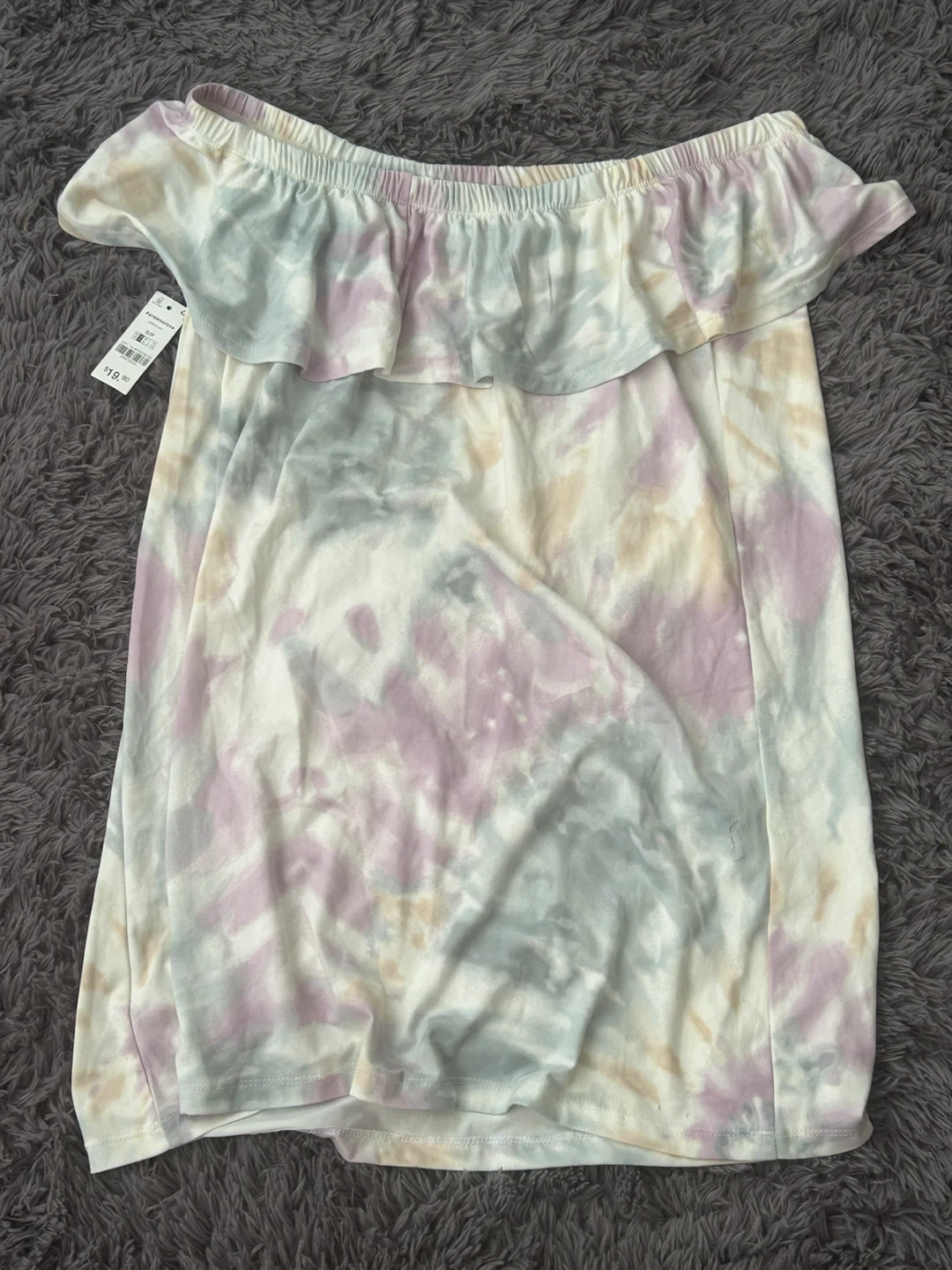 Ardene Off-the-Shoulder Tie-Dye Dress