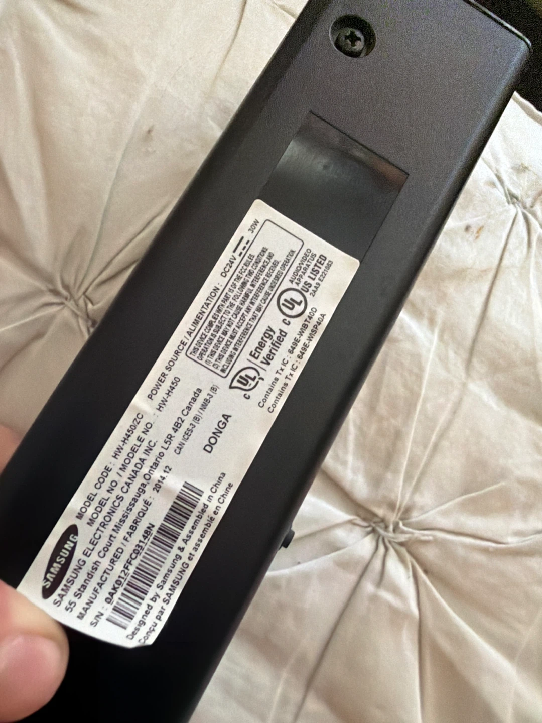 Samsung HW-H450 Soundbar no cord - photo 2