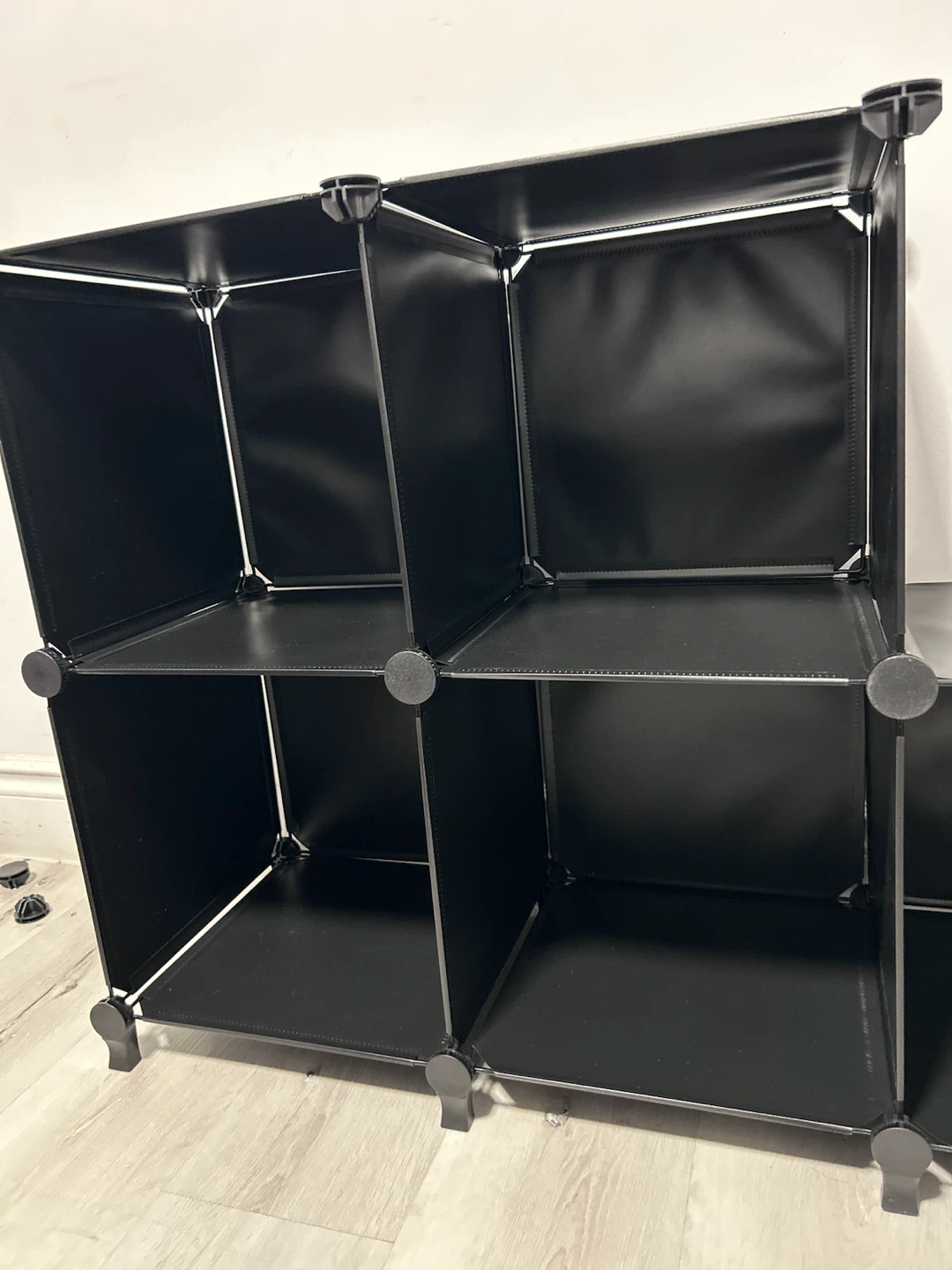 Black Modular Storage Cube Organizer