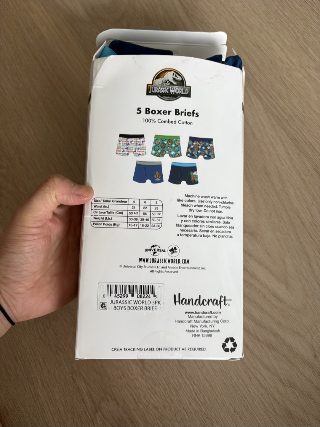 Jurassic World 5 Boxer Briefs - Size 8 - photo 4
