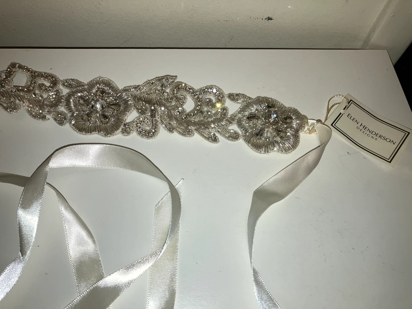 Elen Henderson Designs Embellished Wedding Dress Sash - photo 3