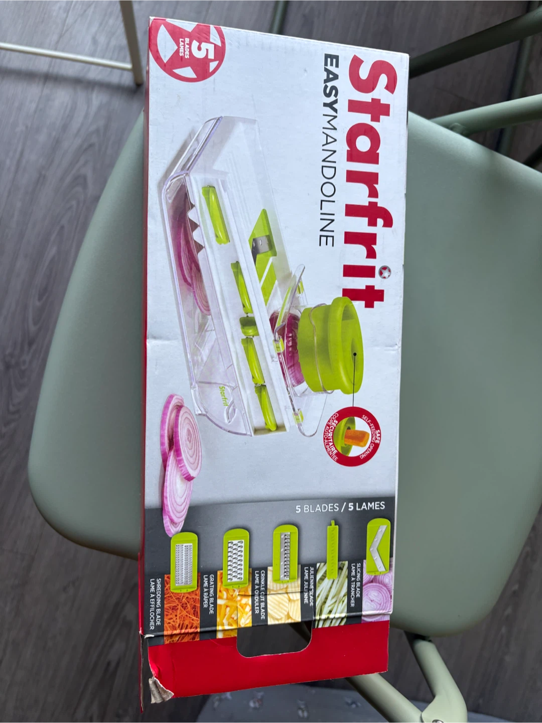 Starfrit Easymandoline Slicer with 5 Blades