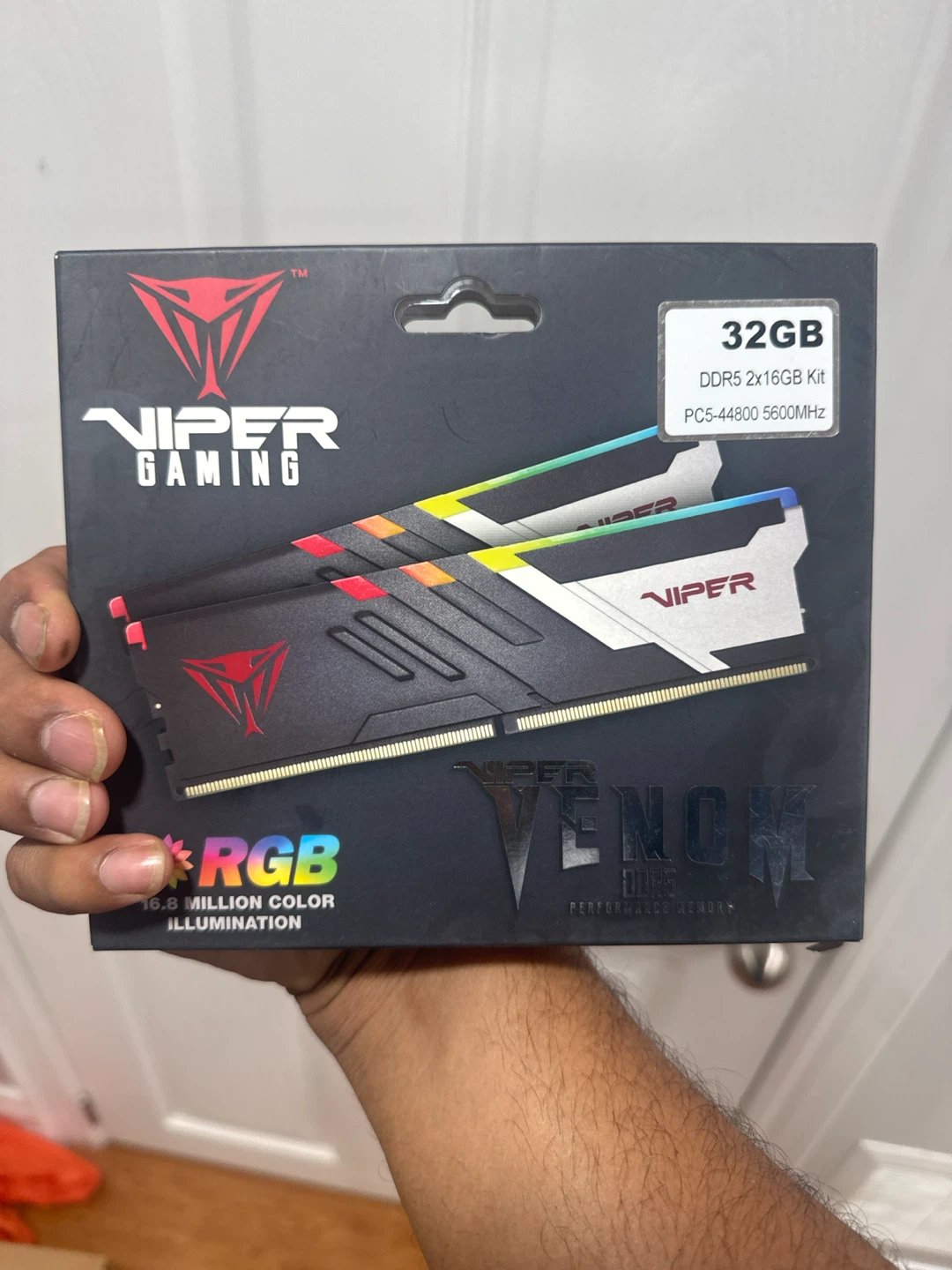 Patriot Viper Venom RGB DDR5 RAM 32GB (2x16GB) 5600MHz - photo 3