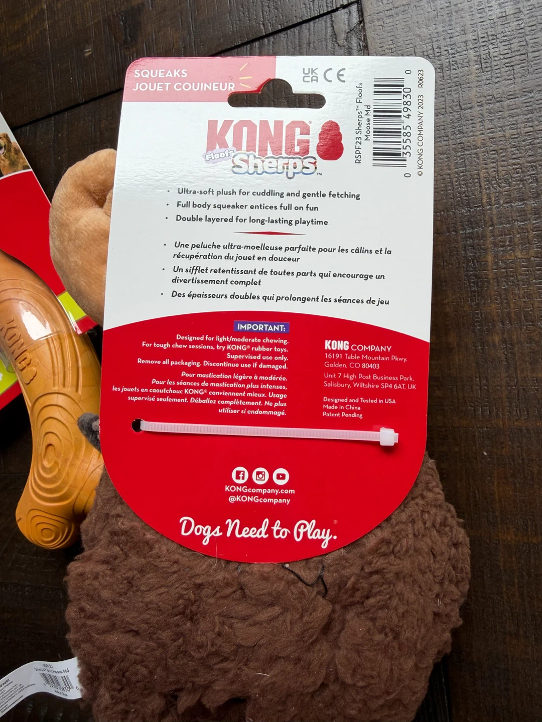Bundle of 2 new dog toys! KONG ChewStix & Sherps Dog Toys - photo 4