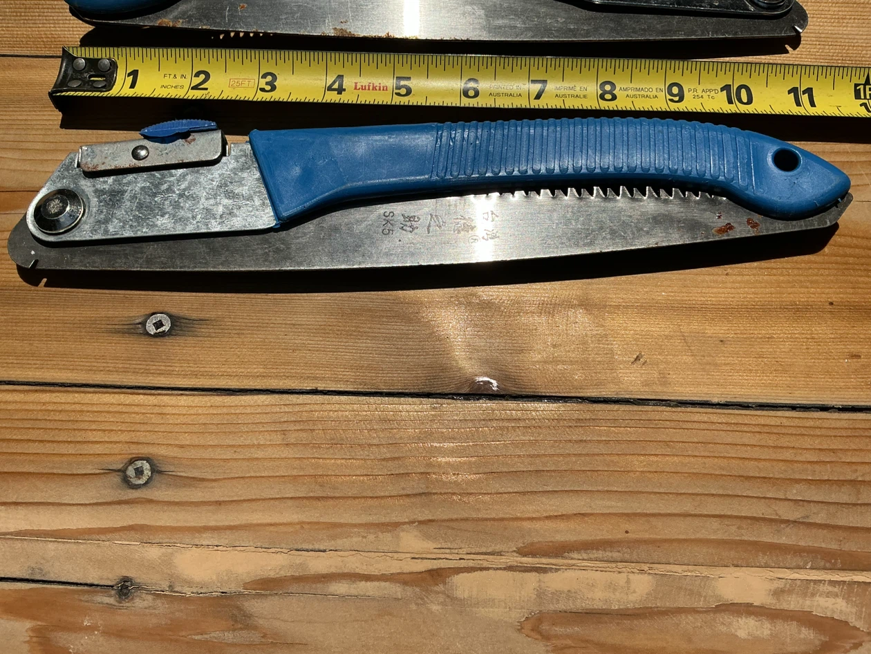 Set of 2 Folding Pruning Hand Saws ! - photo 2