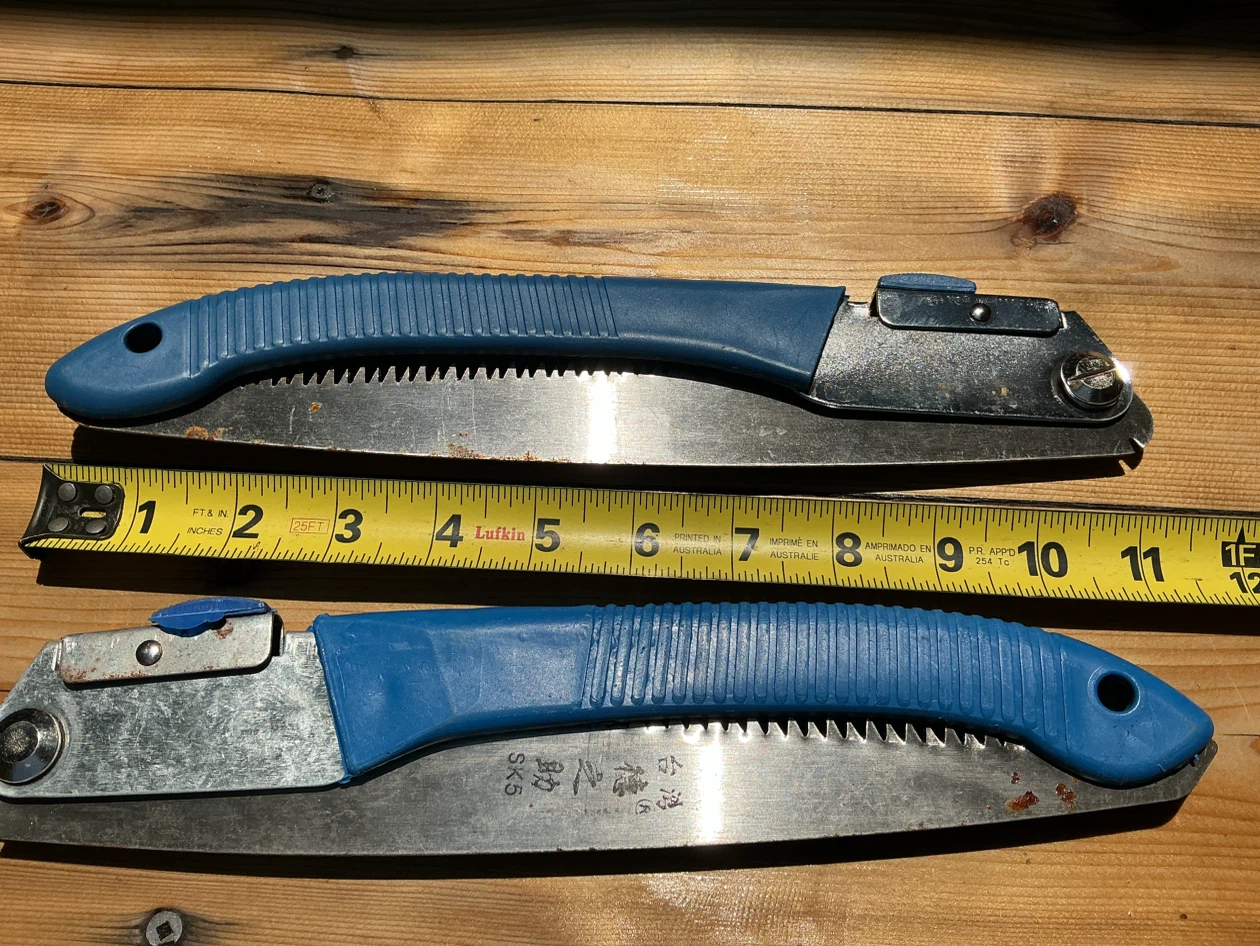 Set of 2 Folding Pruning Hand Saws ! - photo 3