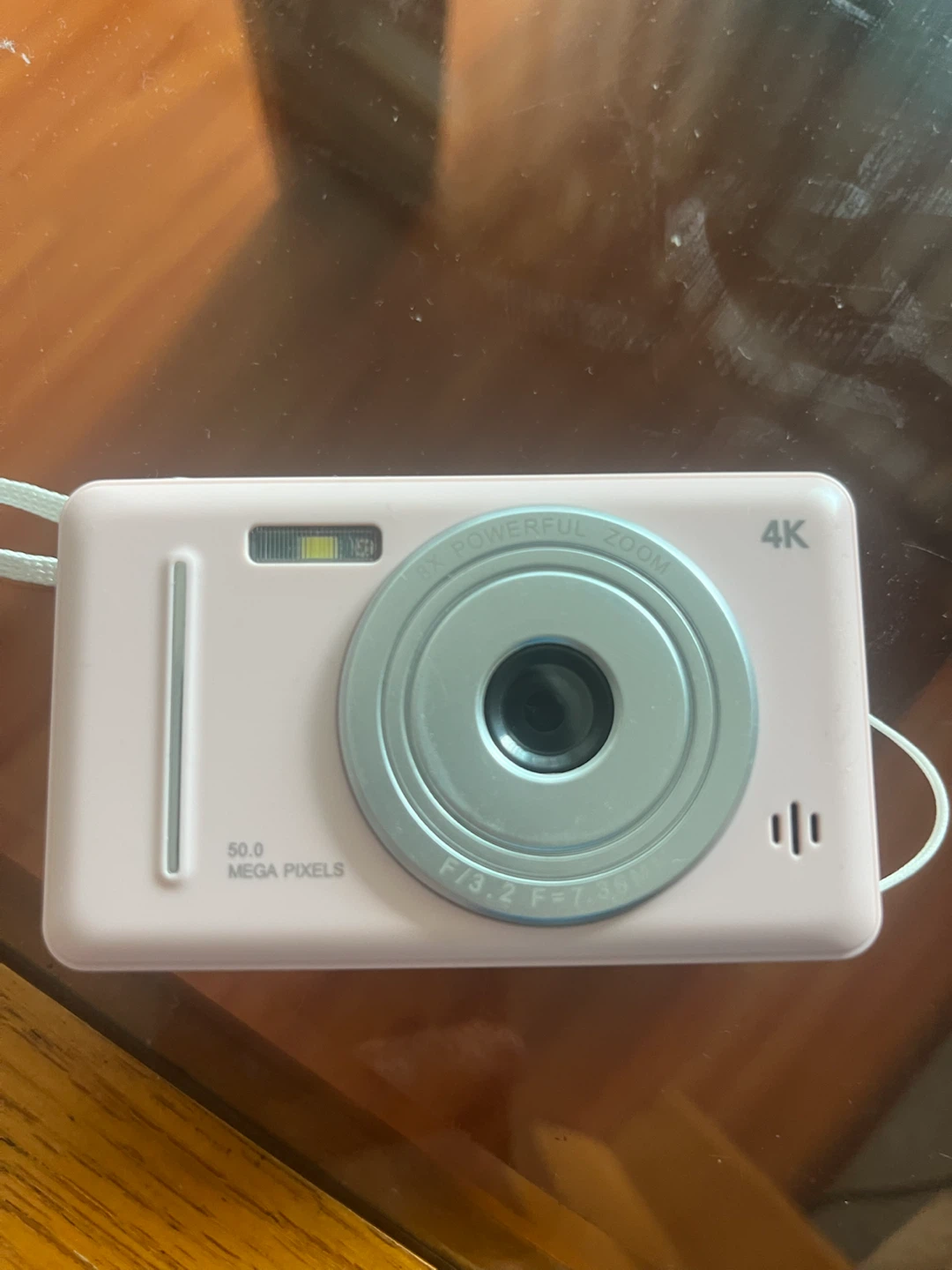 Pink 4K Digital Camera