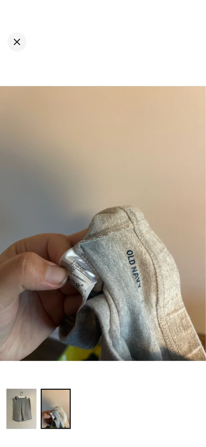 Old Navy Grey Bike Shorts - photo 2