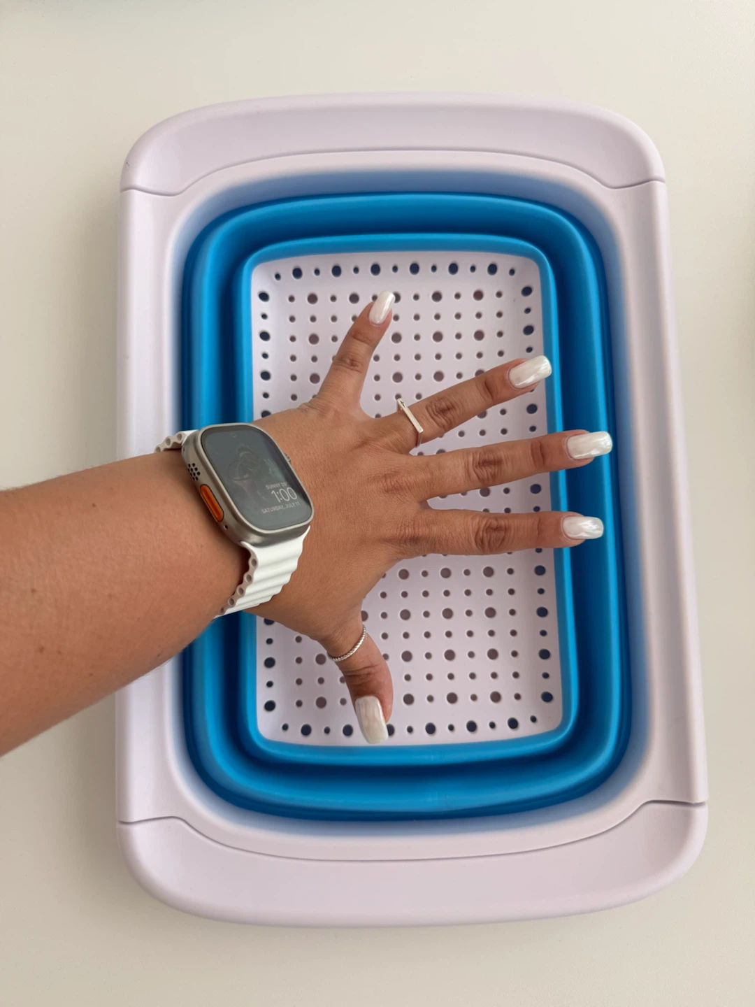 Collapsible Laundry Basket with Handles - photo 3