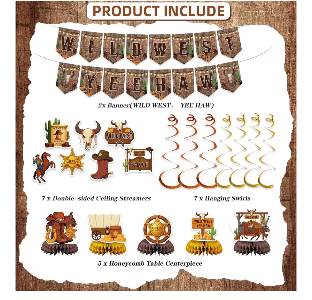 New Wild West/Cowboy Party Decorations - photo 3