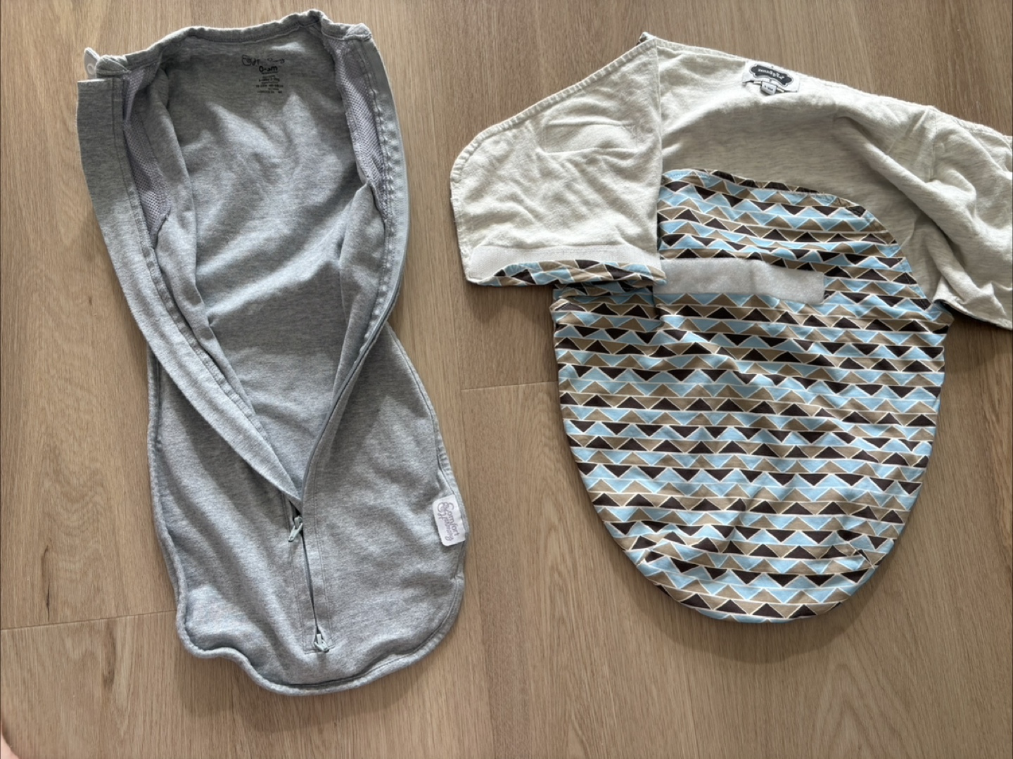 Swaddle Sleep Sack Set - E&Harmony & Mud Pie 0-3M - photo 2