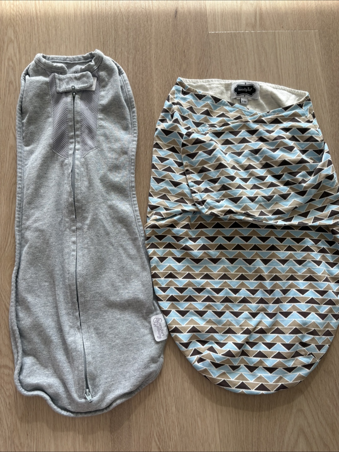 Swaddle Sleep Sack Set - E&Harmony & Mud Pie 0-3M