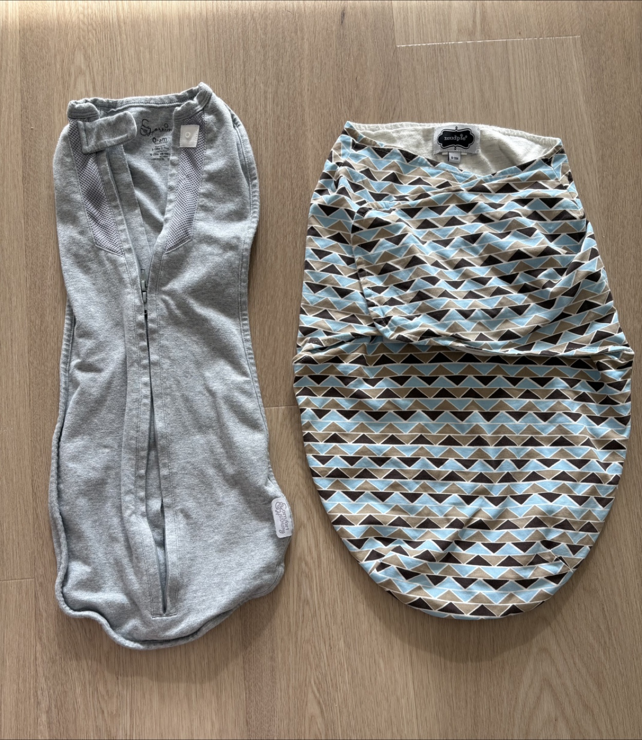 Swaddle Sleep Sack Set - E&Harmony & Mud Pie 0-3M - photo 5