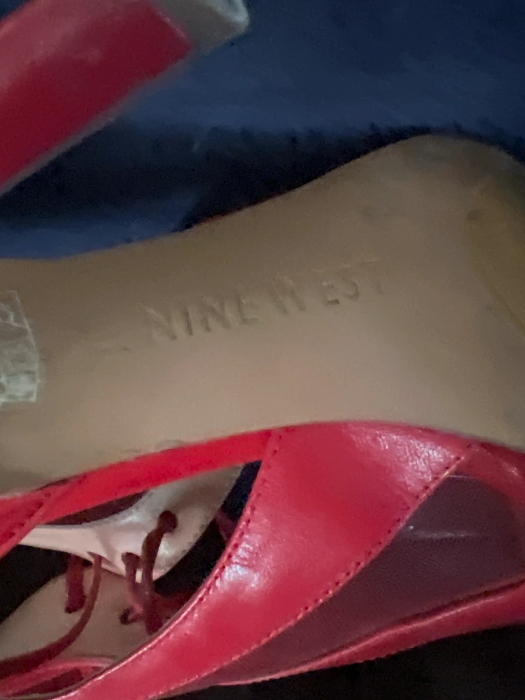 Nine West Red Strappy Heels - photo 2