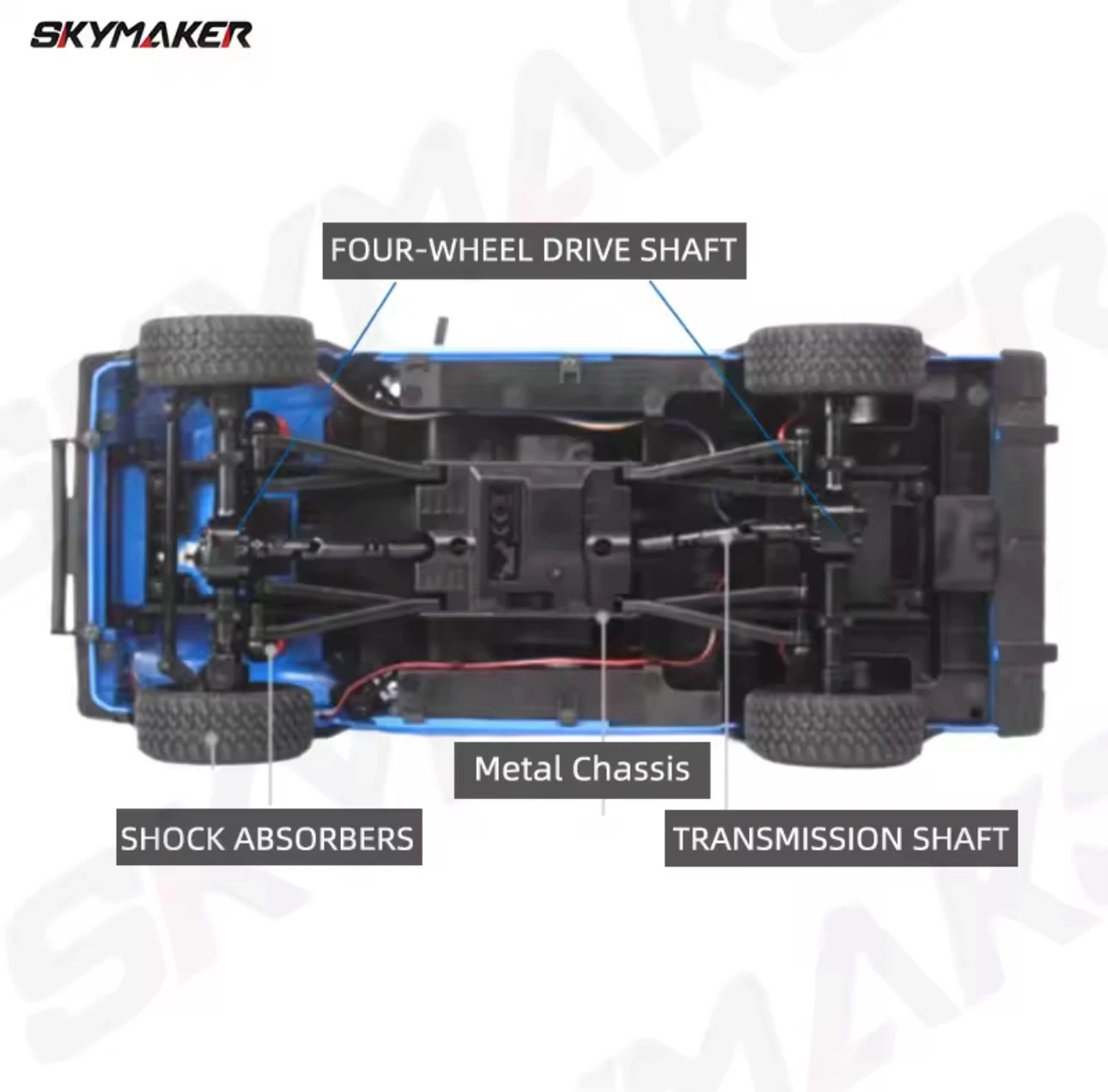 SKYMAKER 2.4G RC Car 1:12 Multi-Site Adaptation - photo 4