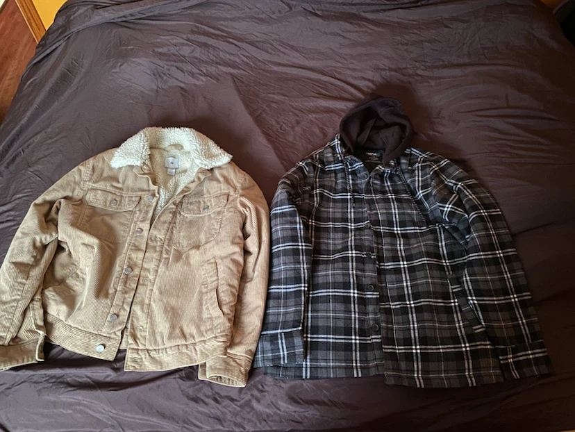 Bundle of 3 Jackets and Sweatshirt