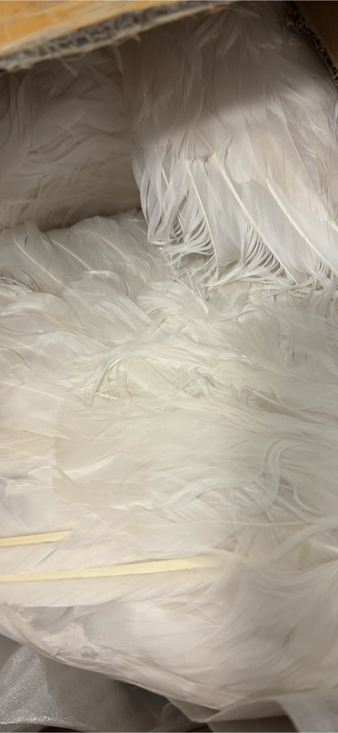 White Feather Swan Decoration - photo 4
