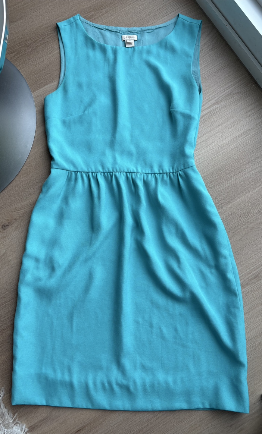 J. Crew Teal Sleeveless Dress Size 00 - photo 2
